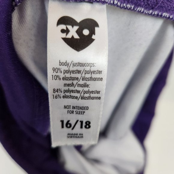 Girls Pink and Purple Justice CXJ Leggings‎ Size 16/18 - Picture 3 of 6